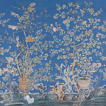 Обои ручная роспись Houghton Canton Blue варинант исполнения - 2 | Loft Concept в Ульяновске