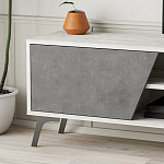 ТВ-тумба с 3-мя дверцами и полками Grey Albe TV Stand варинант исполнения - 5 | Loft Concept в Ульяновске