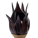 Настольная лампа черная INDONESIAN LAMPS 1 варинант исполнения - 2 | Loft Concept в Ульяновске