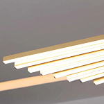 Люстра в виде распахнутых крыльев из тонких металлических планок Flight of Freedom варинант исполнения - 7 | Loft Concept в Ульяновске