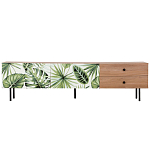 Длинная ТВ-тумба с принтом на ящиках Elise TV Stand варинант исполнения - 2 | Loft Concept в Ульяновске