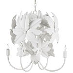 Люстра белая в виде цветков шиповника White Rosehip Flower варинант исполнения - 2 | Loft Concept в Ульяновске