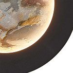 Бра в форме диска черного цвета Borders of Black варинант исполнения - 2 | Loft Concept в Ульяновске