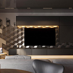 Гипсовая 3D панель с принтографией PM-107 варинант исполнения - 1 | Loft Concept в Ульяновске