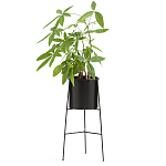 Кашпо из металла Elevated Planters черное варинант исполнения - 2 | Loft Concept в Ульяновске