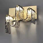 Бра волнистой формы из фактурного стекла Big Wave варинант исполнения - 3 | Loft Concept в Ульяновске