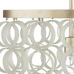 Потолочный светильник с каскадом из круглых декоративных колец Waterfall from the Rings варинант исполнения - 1 | Loft Concept в Ульяновске