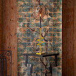 Обои ручная роспись Braganza Standard colourway on dyed paper варинант исполнения - 3 | Loft Concept в Ульяновске