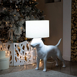 Лампа COLLECTION OF DOGS с абажуром Бультерьер варинант исполнения - 10 | Loft Concept в Ульяновске