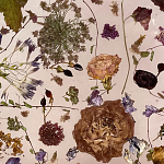 Круглый журнальный столик со столешницей из эпоксидной смолы Epoxy Resin Flowers Coffee Table варинант исполнения - 10 | Loft Concept в Ульяновске