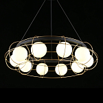 Люстра подвесная круглая с белыми плафонами Martin варинант исполнения - 1 | Loft Concept в Ульяновске