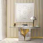 Консоль прямоугольная с основанием в виде расколотого камня Lapiaz варинант исполнения - 1 | Loft Concept в Ульяновске