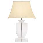 Настольная лампа хрустальная с бежевым абажуром Perfect варинант исполнения - 1 | Loft Concept в Ульяновске