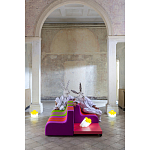 Дизайнерское кресло зеленое Poltronova Sofo Verosa Green Pink Armchair варинант исполнения - 8 | Loft Concept в Ульяновске