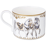 Чайный сервиз из фарфора с изображением лошадей на 6 персон 14 предметов Porcelain Horse Set варинант исполнения - 4 | Loft Concept в Ульяновске