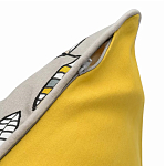 Чехол на подушку с рисунком и вышивкой Aurora Allure Sprout варинант исполнения - 4 | Loft Concept в Ульяновске