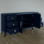 Большой Комод-буфет Elsa Dreams Blue с ящиками варинант исполнения - 6 | Loft Concept в Ульяновске