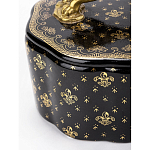 Шкатулка черного цвета с крышкой с фигуркой льва Eden Garden варинант исполнения - 3 | Loft Concept в Ульяновске