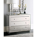 Комод зеркальный с 3-мя ящиками Mirror Chest of Drawers варинант исполнения - 2 | Loft Concept в Ульяновске