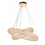 Люстра на 2 кольца с текстурной огранкой Reflection of Reality варинант исполнения - 3 | Loft Concept в Ульяновске