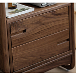 Вешалка деревянная с 2- мя ящиками Moon Walnut Furniture варинант исполнения - 8 | Loft Concept в Ульяновске