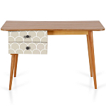 Письменный стол с принтом на ящиках Elise Desk варинант исполнения - 4 | Loft Concept в Ульяновске