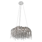 Люстра круглая подвесная с металлическими дугами и длинными цепочками 80 см Atlantis Chain варинант исполнения - 4 | Loft Concept в Ульяновске