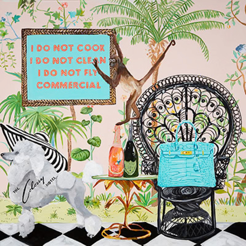 Картина The Colony Hotel Collection: I Do Not Cook. I Do Not Clean. I Do Not FlyCommercial. Мульти в Ульяновске | Loft Concept 