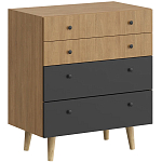 Комод с принтом на ящиках Elise Chest of Drawers варинант исполнения - 10 | Loft Concept в Ульяновске