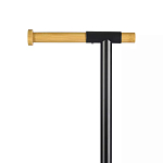 Держатель для туалетной бумаги с подвесным ершиком Black Bathroom Accessory варинант исполнения - 3 | Loft Concept в Ульяновске