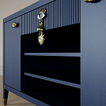 Комод-буфет Elsa Dreams Blue с открытыми полками   варинант исполнения - 7 | Loft Concept в Ульяновске