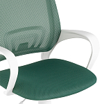 Офисное кресло с основанием из белого пластика Desk chairs Green варинант исполнения - 6 | Loft Concept в Ульяновске