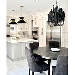 Люстра черная с несколькими ярусами деревянных палочек Bright Wooden Chandelier варинант исполнения - 4 | Loft Concept в Ульяновске