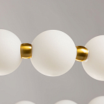 Люстра круглая с матовыми белыми шарами PEARLS Suspension варинант исполнения - 8 | Loft Concept в Ульяновске