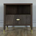 Прикроватная тумбочка с полкой Elsa Dreams Walnut  варинант исполнения - 5 | Loft Concept в Ульяновске