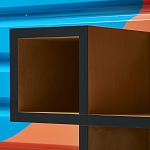 Дизайнерская скамейка  Canton  Beech and Black Bench варинант исполнения - 8 | Loft Concept в Ульяновске