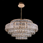 Люстра хрустальная в неоклассическом стиле на золотистом каркасе Majesty варинант исполнения - 8 | Loft Concept в Ульяновске