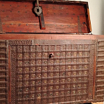 Большой Этнический сундук с металлическим декором  варинант исполнения - 1 | Loft Concept в Ульяновске