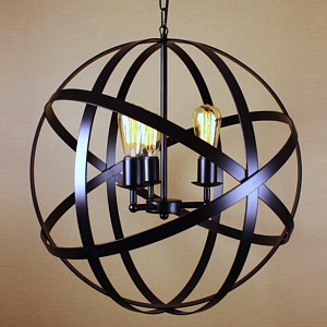 Люстра Iron Farn Flat Pendant