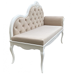 Рекомье со спинкой в стиле прованс Montmartre Provence Ottoman варинант исполнения - 4 | Loft Concept в Ульяновске