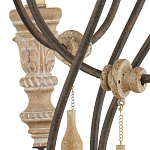 Люстра с состаренными резными элементами Big Graceful Profile варинант исполнения - 2 | Loft Concept в Ульяновске