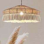 Люстра круглая плетеная с кисточками Dome Sun Glow варинант исполнения - 2 | Loft Concept в Ульяновске