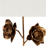 Бра с  каркасом в виде цветков розы и тканевым абажуром Flowers and Fox Roses варинант исполнения - 2 | Loft Concept в Ульяновске