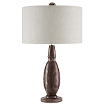 Настольная лампа из мрамора с тканевым абажуром Seductress варинант исполнения - 3 | Loft Concept в Ульяновске