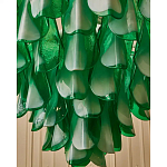 Люстра из стеклянных зеленых лепестков Petalled Illuminator варинант исполнения - 6 | Loft Concept в Ульяновске