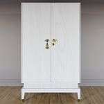 Платяной шкаф Elsa Dreams White с 2-мя фасадами варинант исполнения - 5 | Loft Concept в Ульяновске