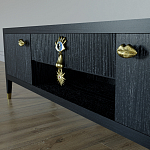 TV-тумба Дизайнерская Elsa Dreams Black варинант исполнения - 2 | Loft Concept в Ульяновске