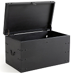 Деревянный сундук из массива манго Mango Chest Black варинант исполнения - 2 | Loft Concept в Ульяновске