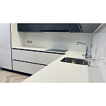 Угловой кухонный гарнитур Жемчужный белый Серый Clarke Kitchen Set White Grey варинант исполнения - 8 | Loft Concept в Ульяновске