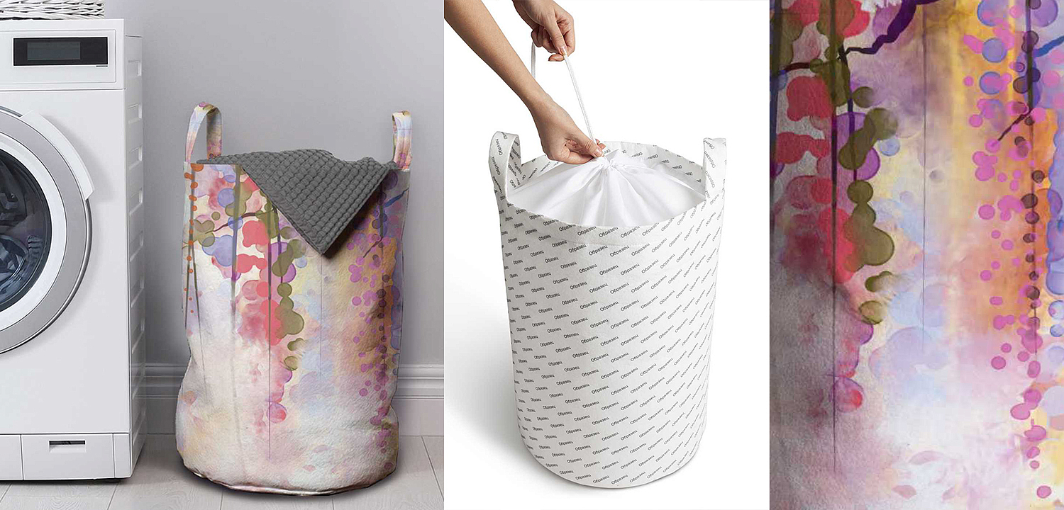 Корзина Purple Watercolor Basket Корзина Purple Watercolor Basket - Loft-Concept в Ульяновске